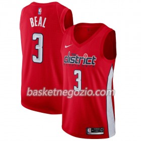 Canotte Uomo Washington Wizards Bradley Beal 3 2018-19 Nike Rosso Swingman